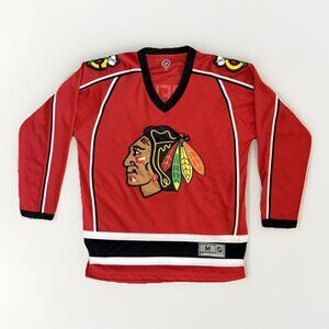 NHL Team Apparel Sz M Chicago Blackhawks Jonathan Toews Hockey Jersey Clean VGC